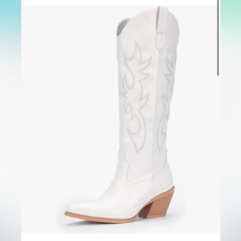 White cowgirl boots